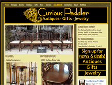 Tablet Screenshot of curiouspeddler.com